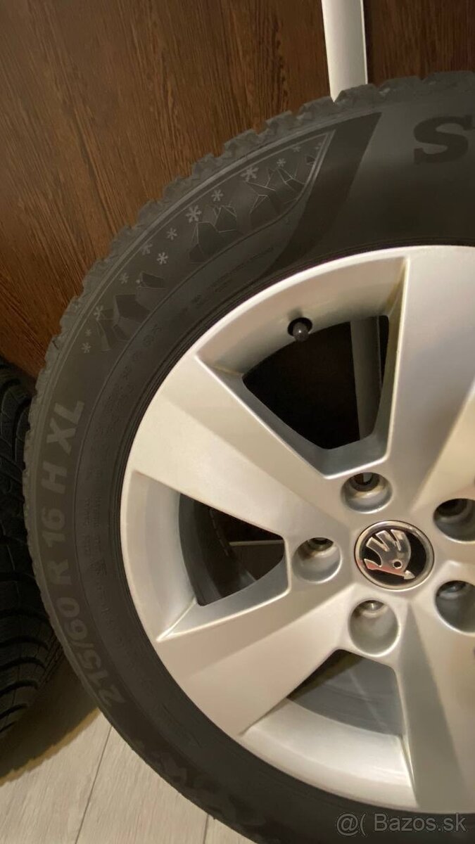 Predám letné a zimné pneumatiky s diskami Škoda Original - 10