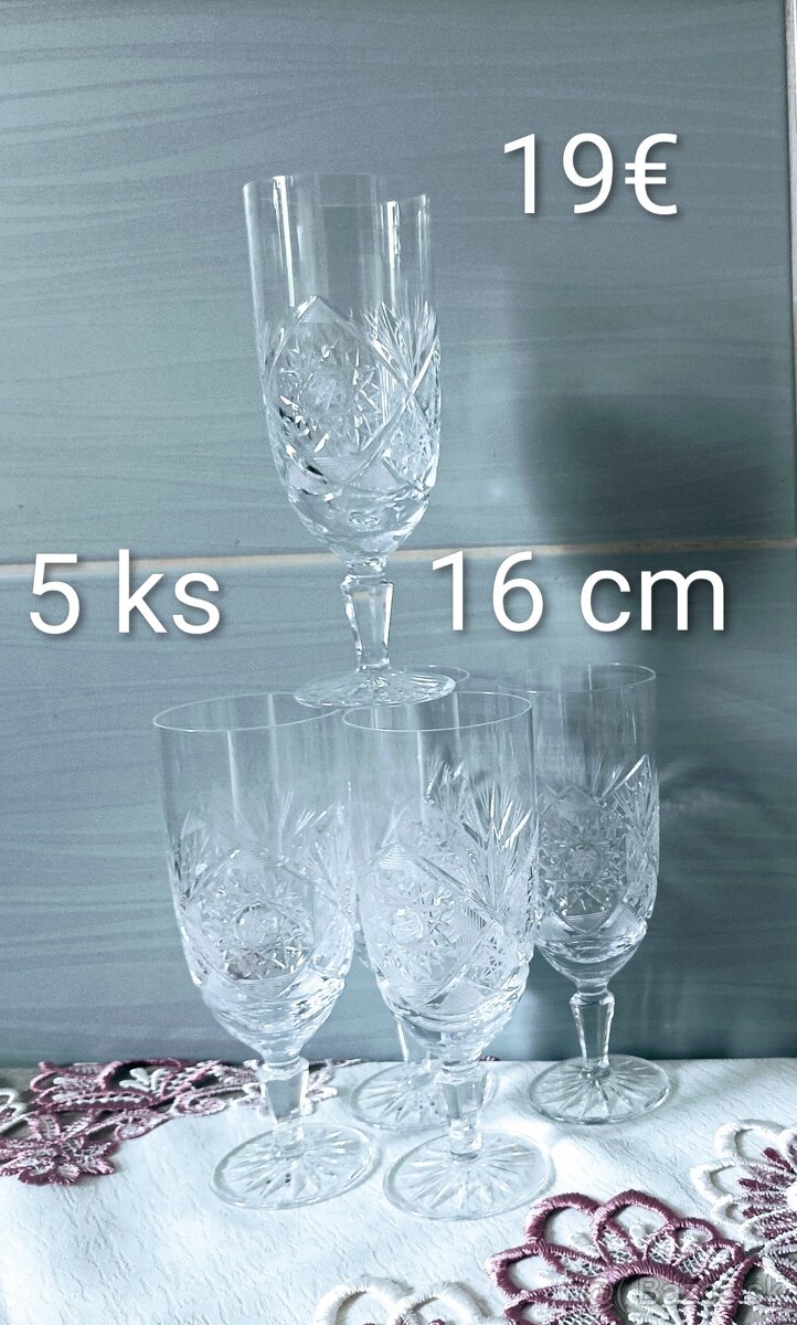 Krištáľové poháre - 10