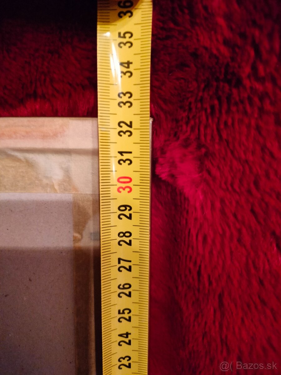 Starý obraz Orient Ručne malovaný list z rukopisu - 10