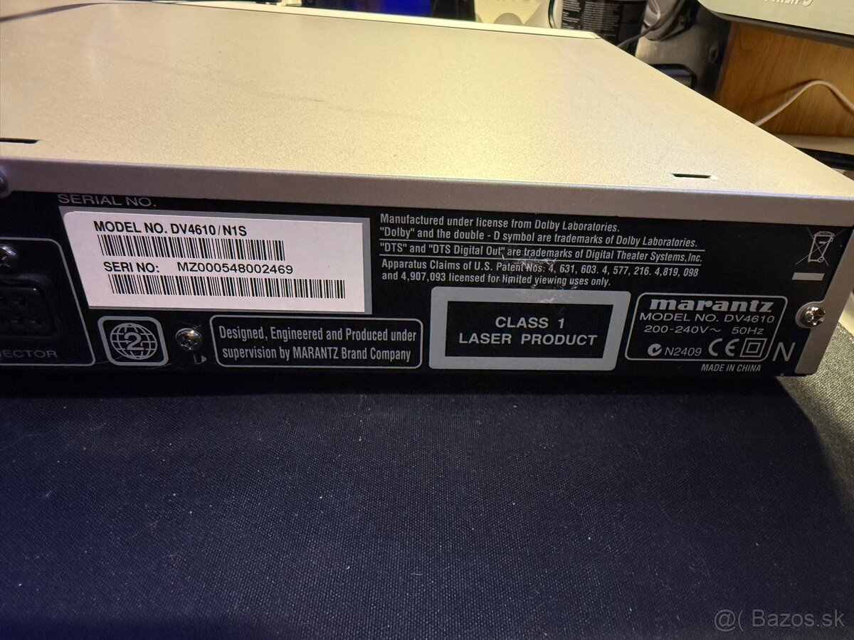 Marantz DV4610 CD/DVD Prehrávač - 10