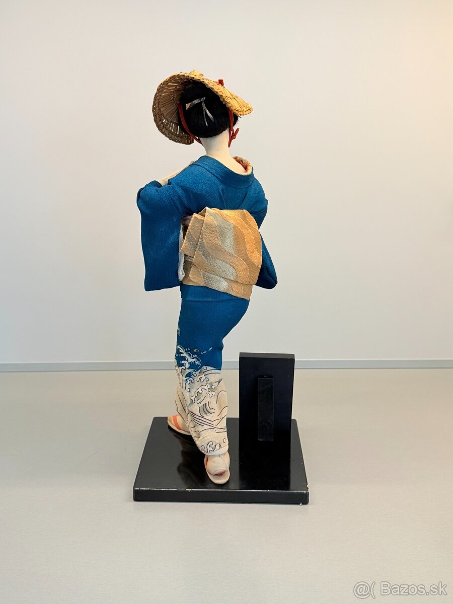 Japonská bábika Sado Okesa - 10