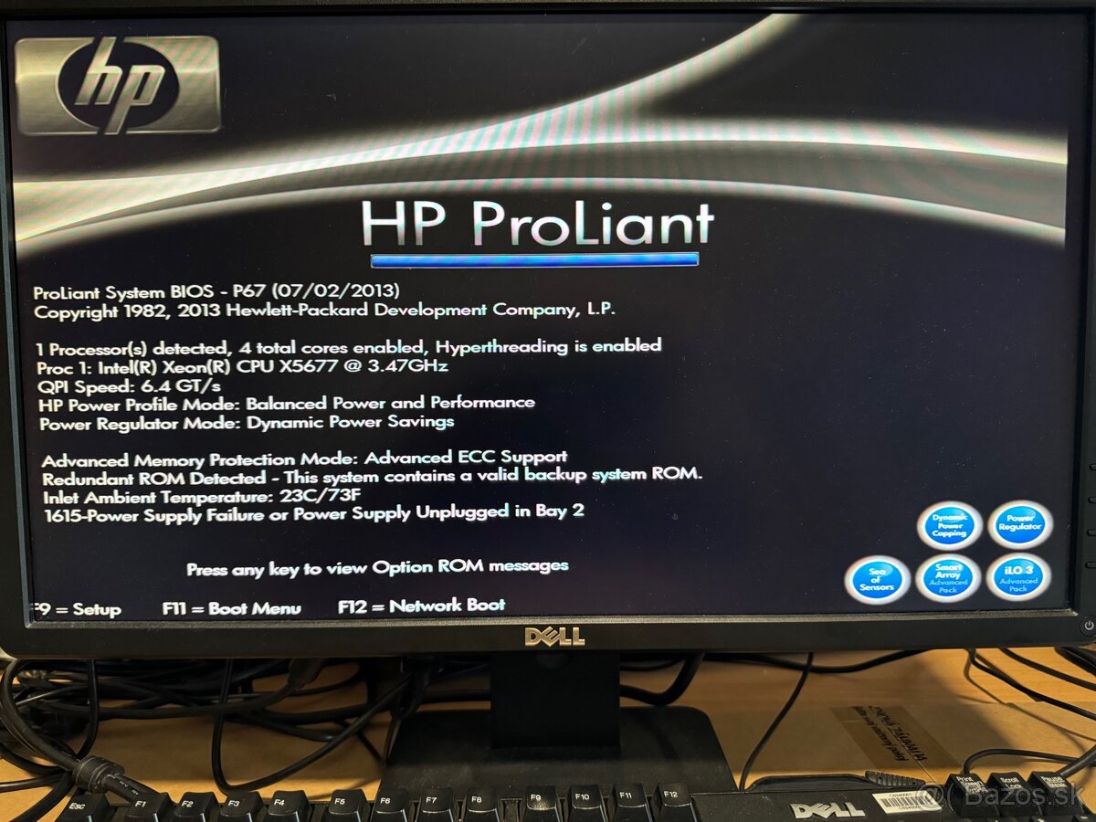Server HP Proliant DL380 G7 + SAS disky - 10