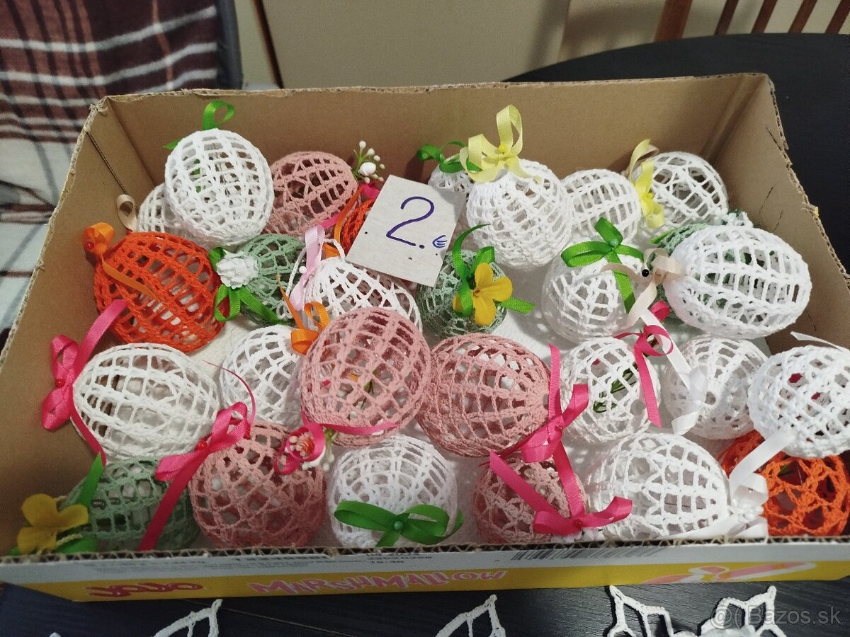 Háčkované ozdoby na Veľkú noc - 10