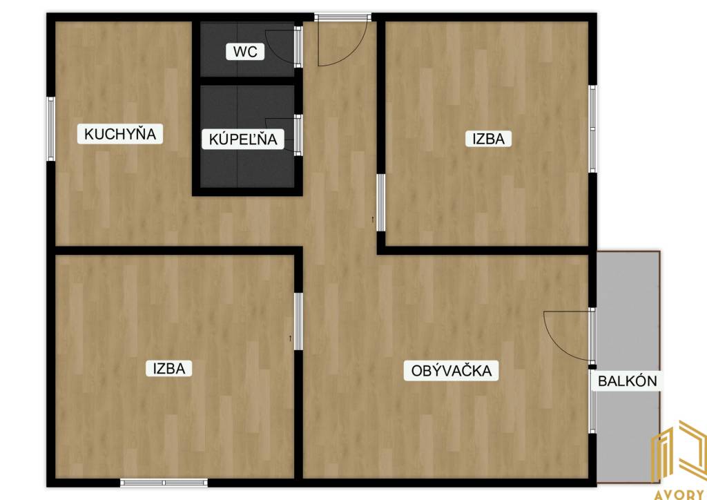 NA PREDAJ 3 - IZB. BYT s BALKÓNOM, SENICA - CENTRUM - 10