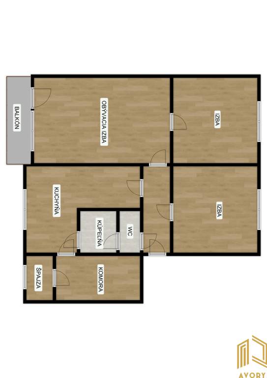 3 - IZB. BYT (79m2) s LOGGIOU, GARÁŽ, RUŽOVÁ ul. SENICA - 10