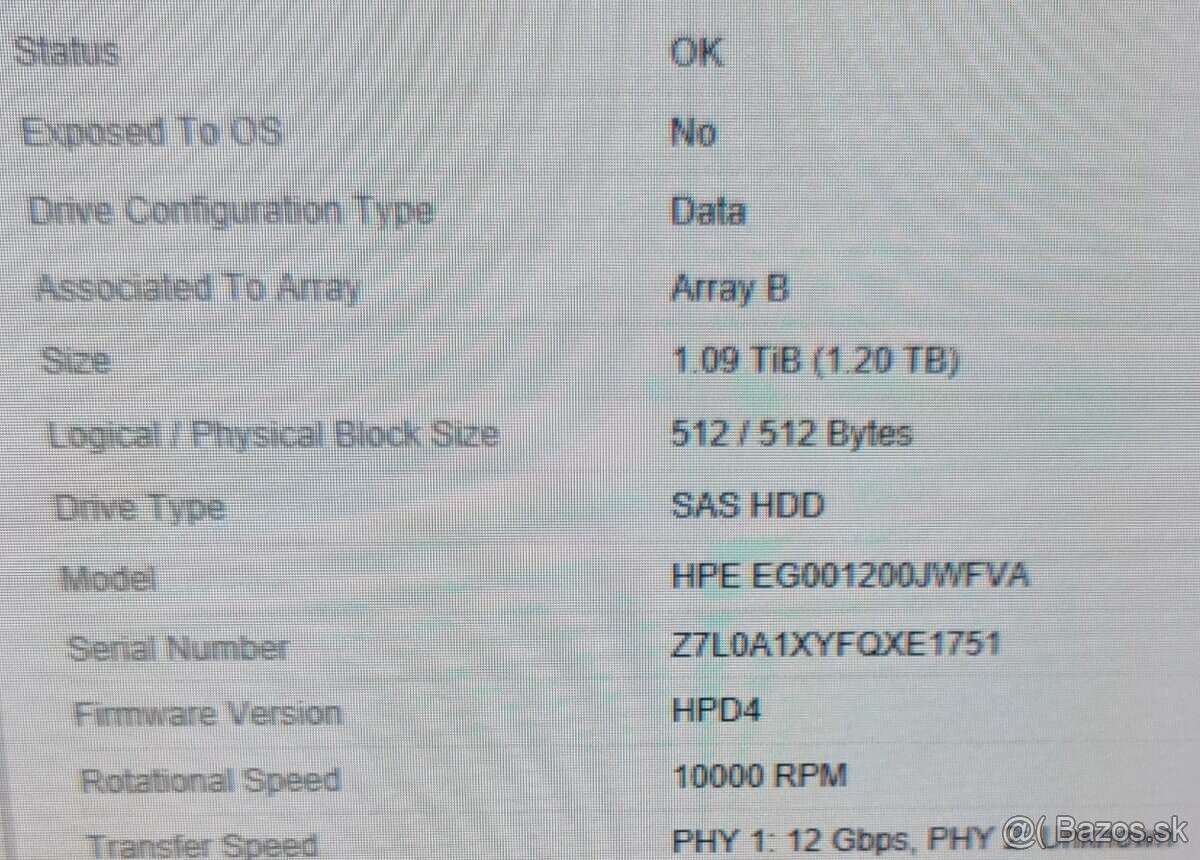 Server HP proliant ML350 gen9 - 10