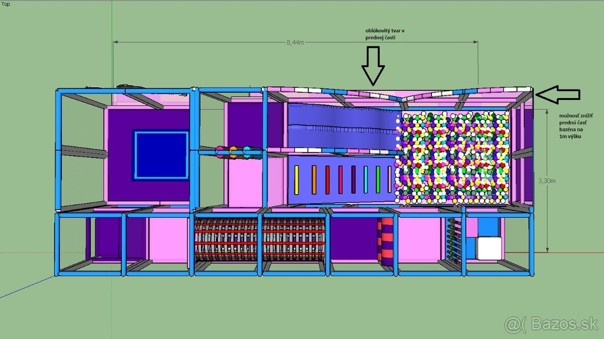 Interiérové detského ihrisko - 10