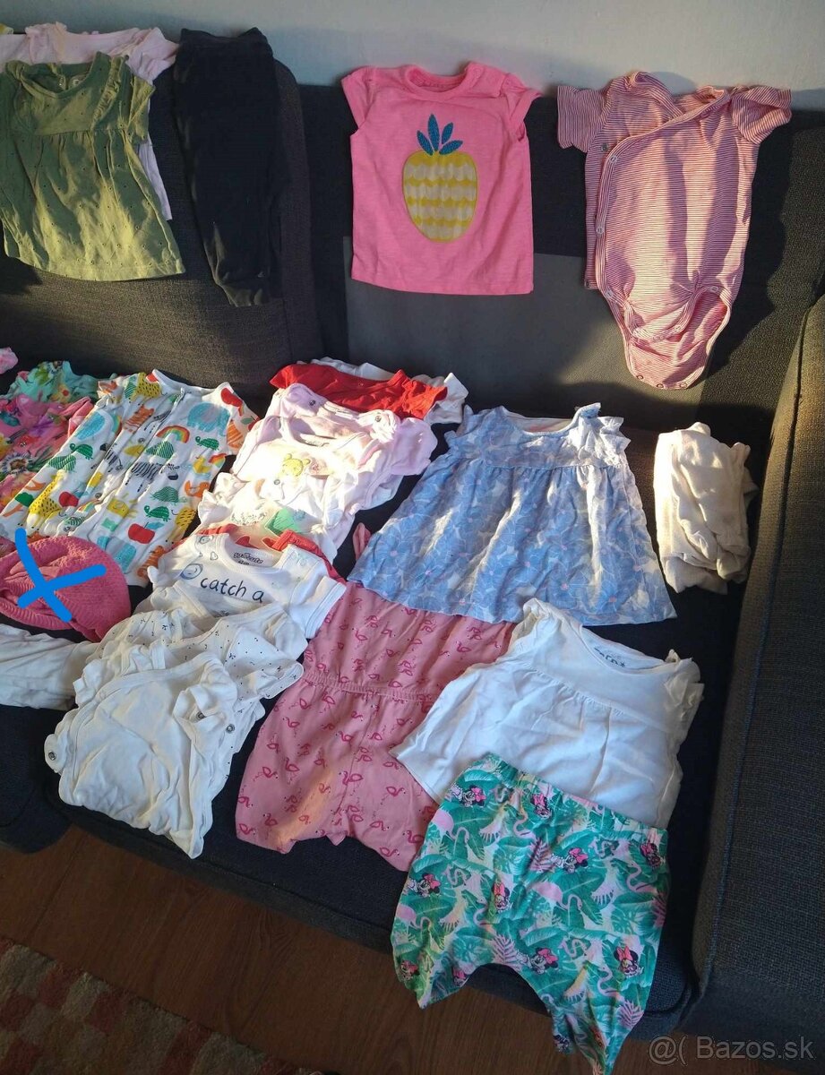 Balík letného oblečenia pre dievčatko veľ. 62/68 - 10