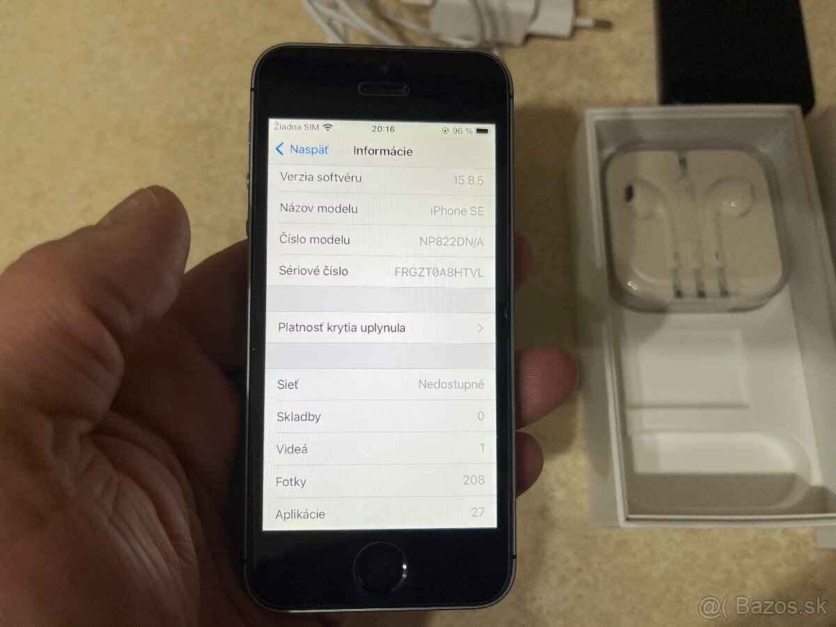 iPhone SE 32GB - TOP STAV - 10