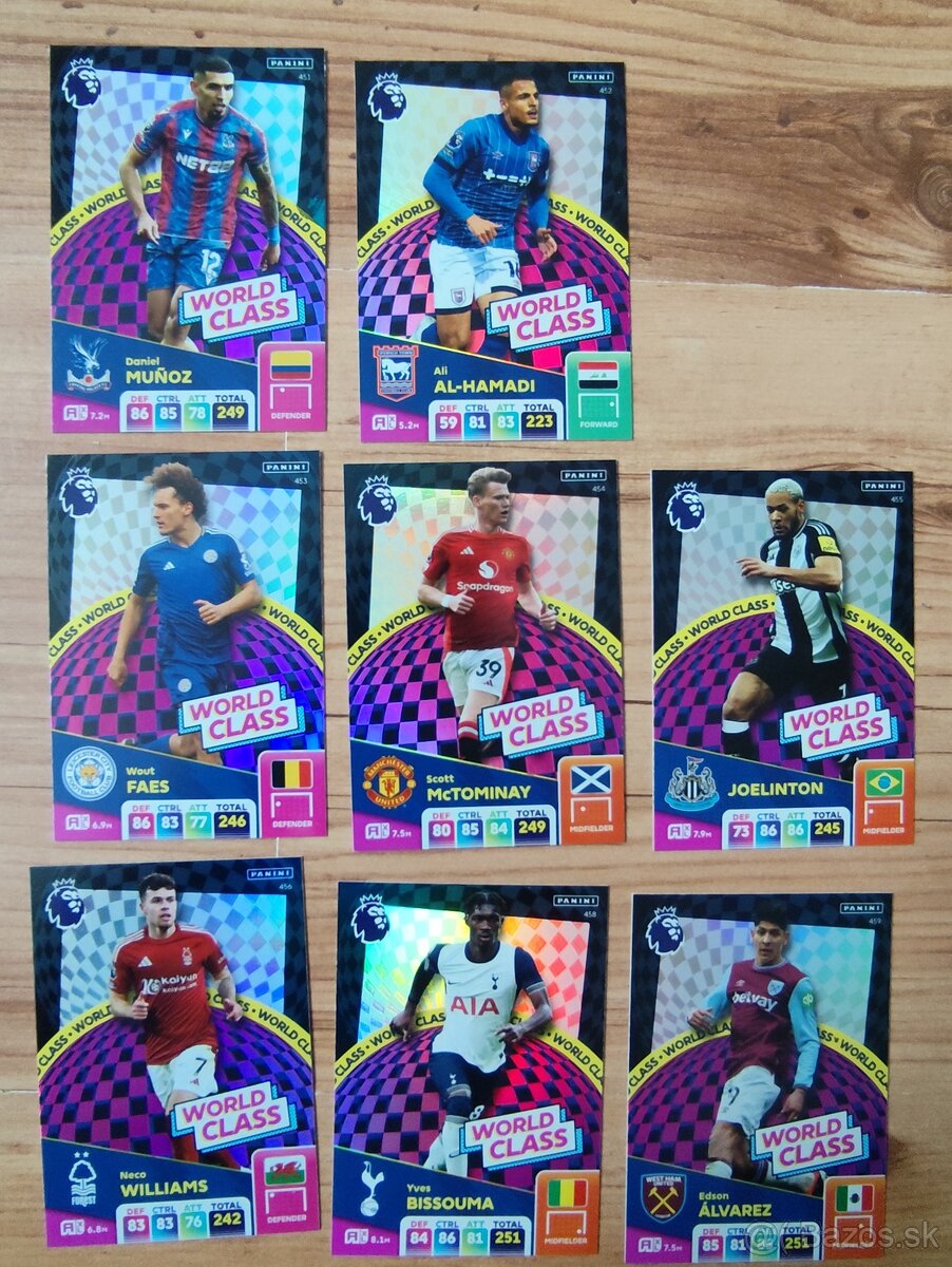 Futbalové kartičky Premier league - 10