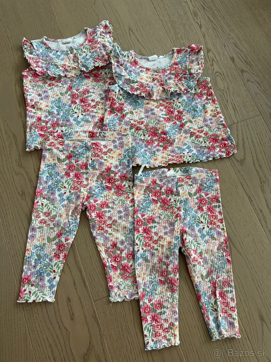 veľký balík letného oblečenia pre dvojičky 74-80 - 10