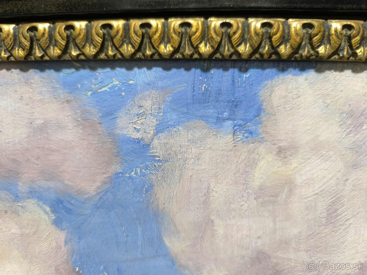 Ferenc Olgyay - stará olejomaľba na plátne - 10