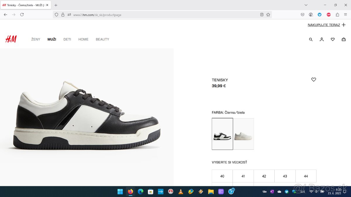 Tenisky Reserved, Tenisky HM - 10