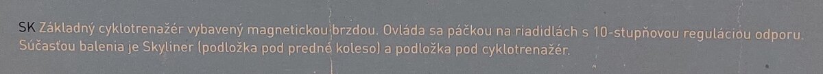 Cyklistický trenažér TACK Blue Motion Pro - 10