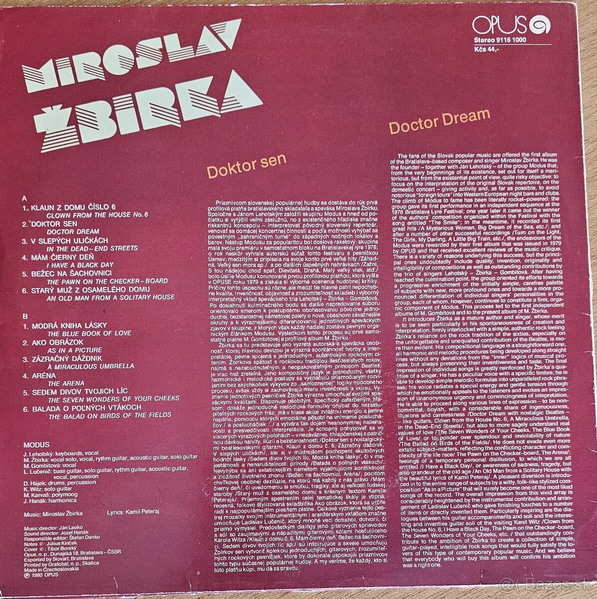 Predám gramofónové LP platne SK + CZ interpreti - 10