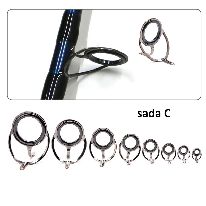 očká na udicu, prút, sada 7ks - 10