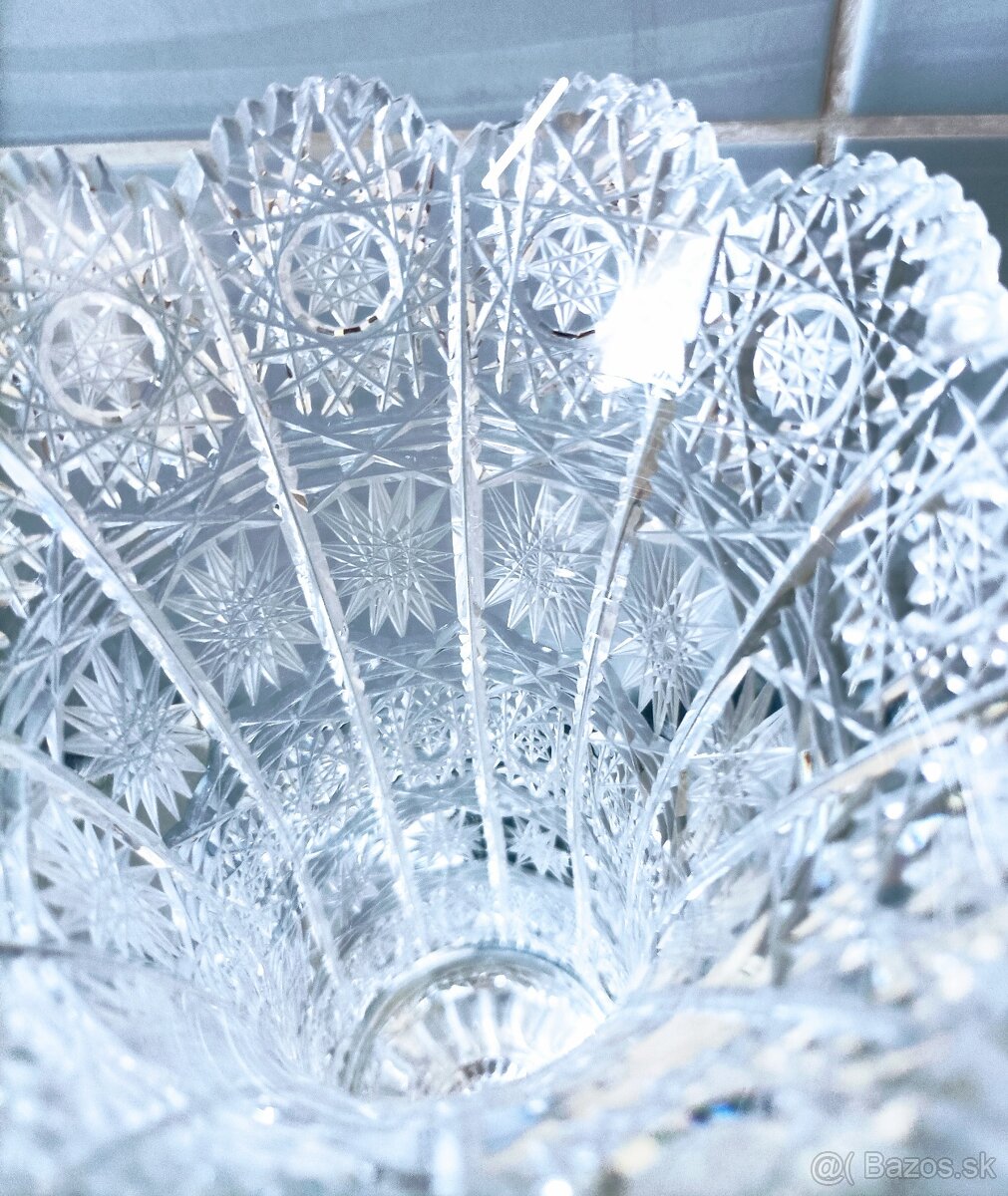 Krištáľ - misa , váza , poháre, - 10