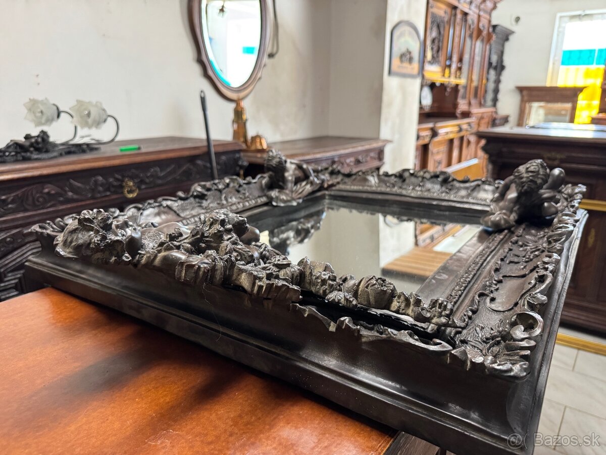 Starožitné zrcadlo s aplikami - 10