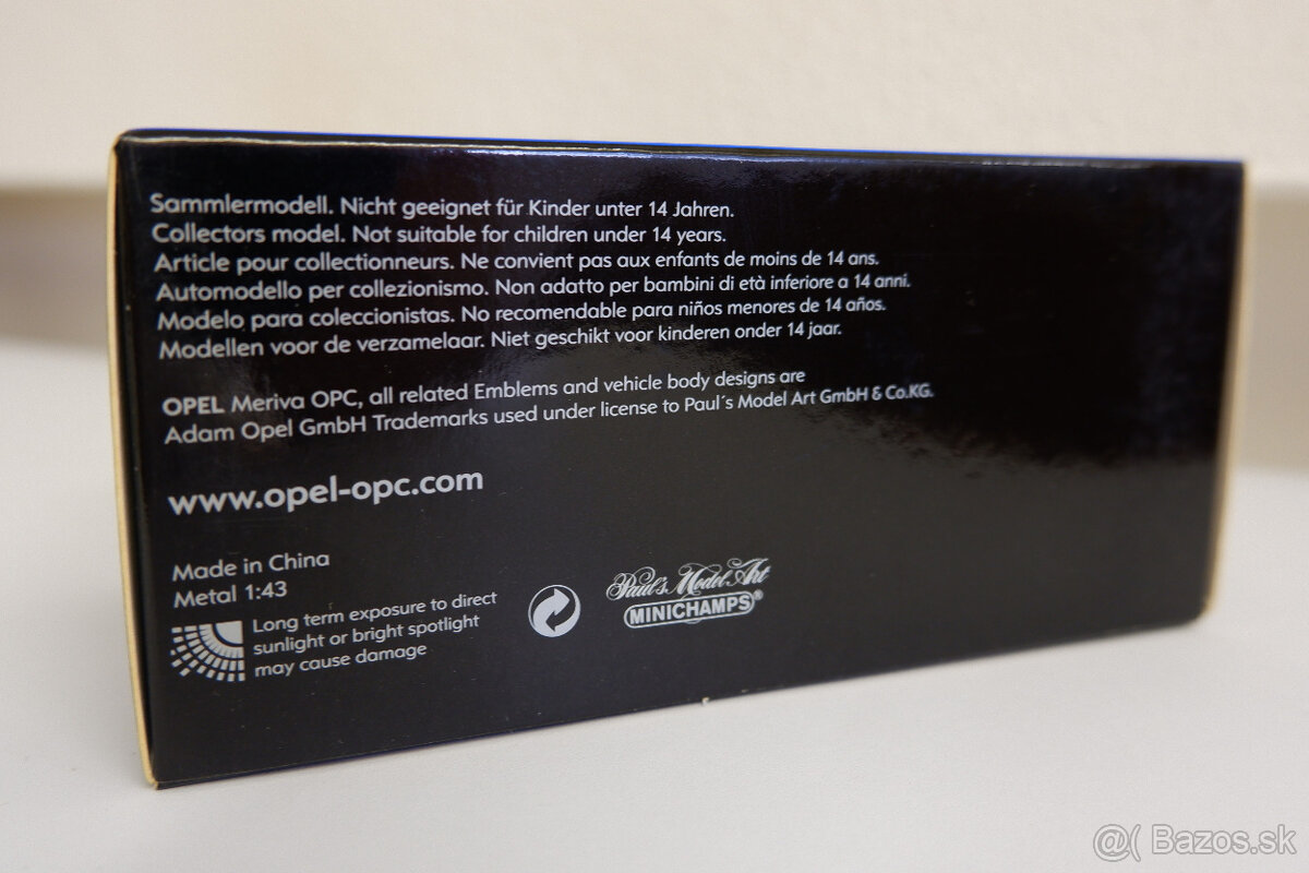 Opel Meriva OPC Minichamps 1:43 - 10