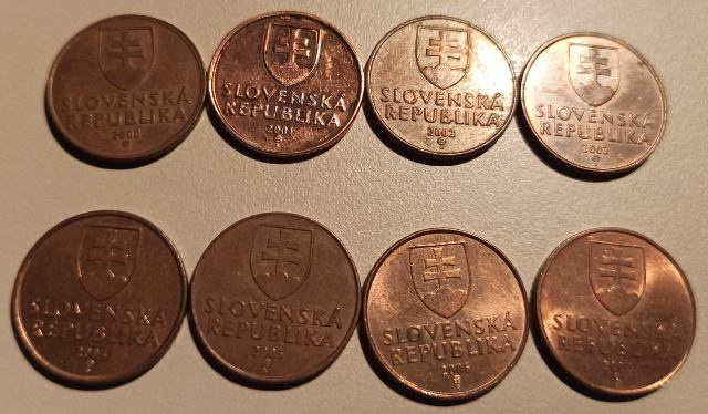 ČESKOSLOVENSKÉ / SLOVENSKÉ - MINCE / BANKOVKY - 10