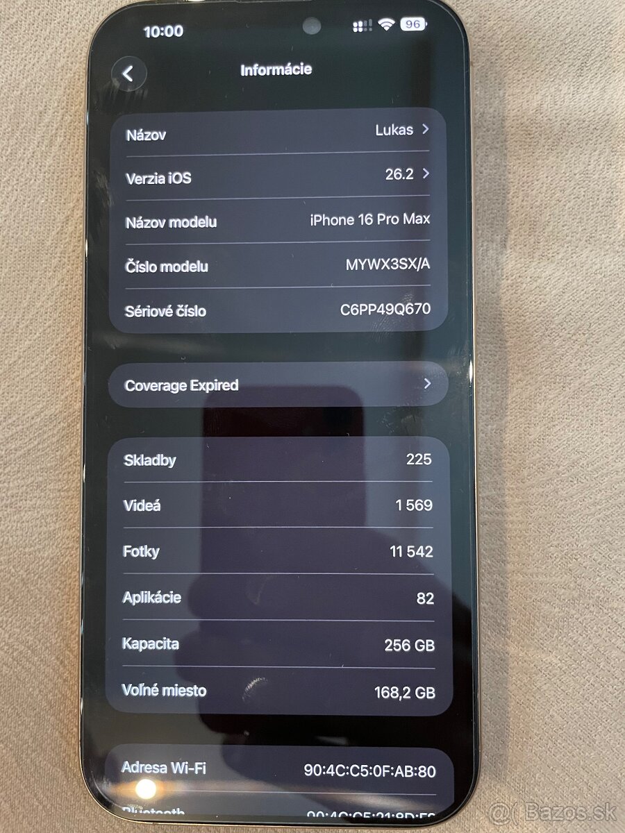 iPhone 16 PRO MAX 256GB, DESERT TITANIUM,( púštna ) V ZÁRUKE - 10