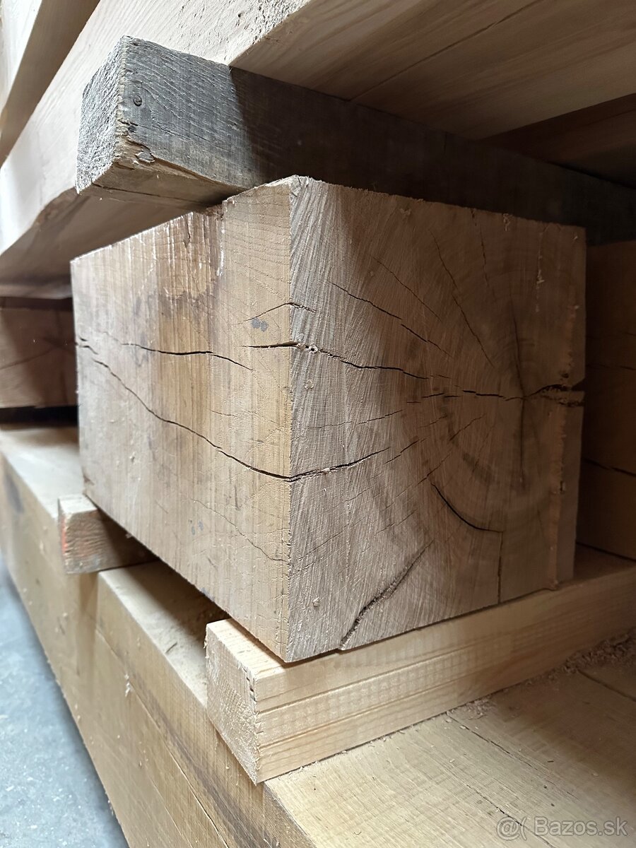Dubové hranoly o veľkých prierezoch - 10