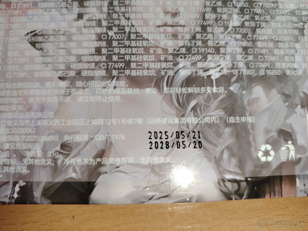 Paleta očných tieňov - 10