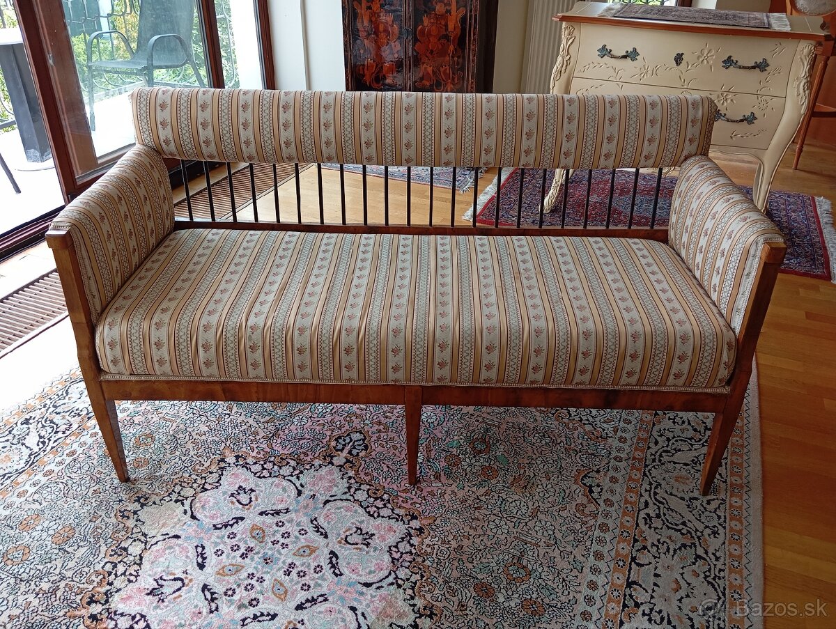 ✨Vzácna Biedermeier pohovka z r. 1830✨ - 10