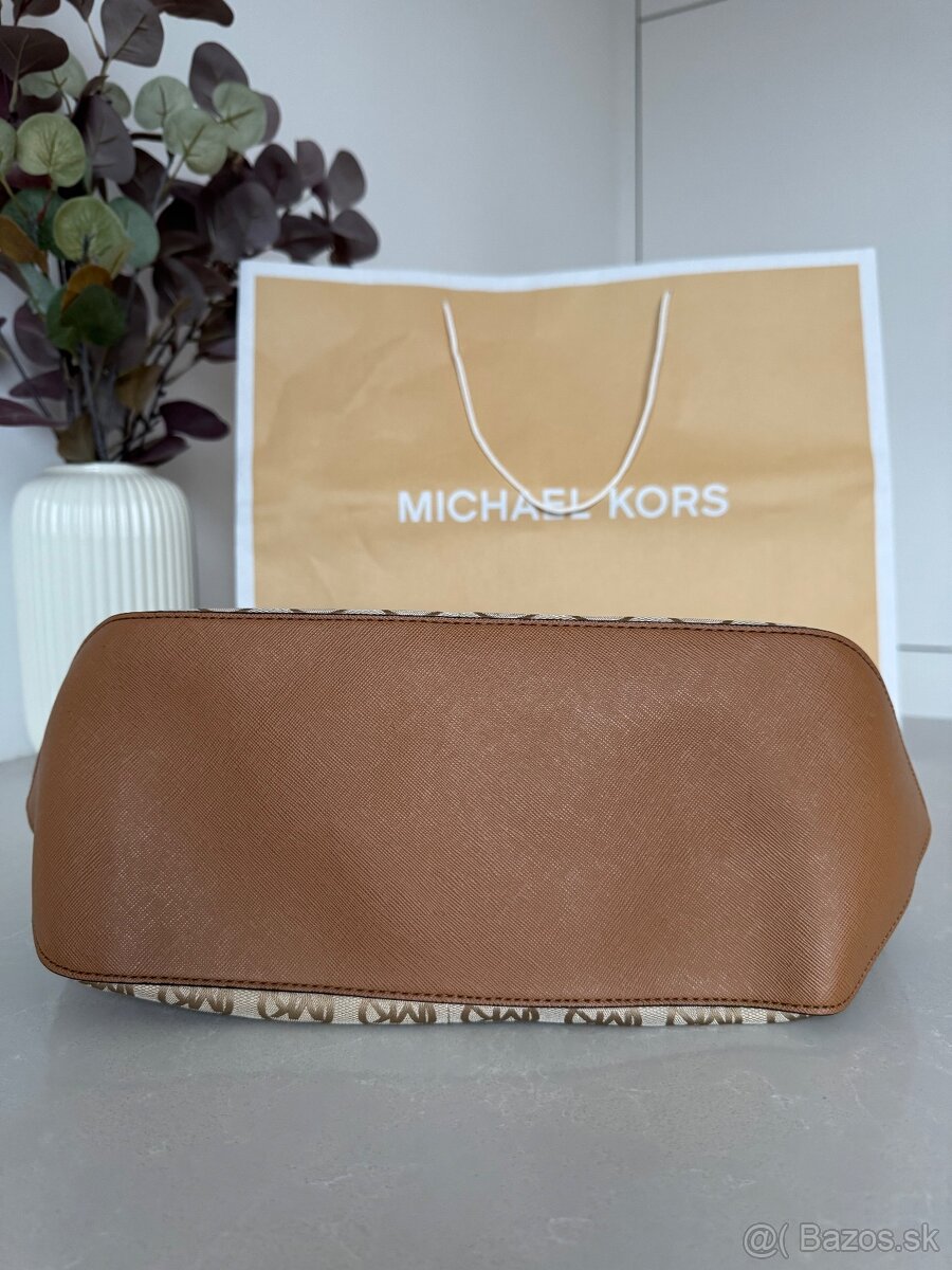 Michael Kors kabelka koža + textil - 10