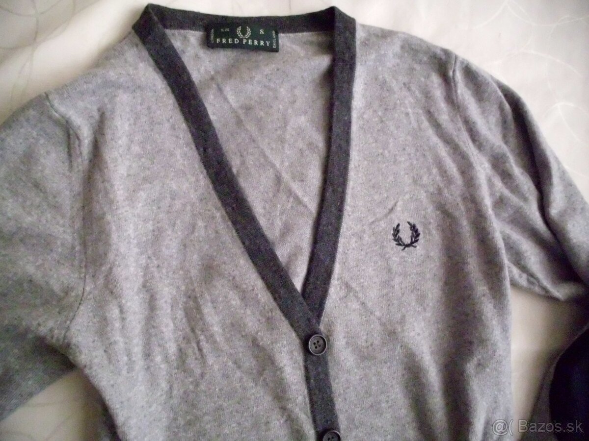 Fred Perry pánsky sveter vlna+kašmír M-S - 10