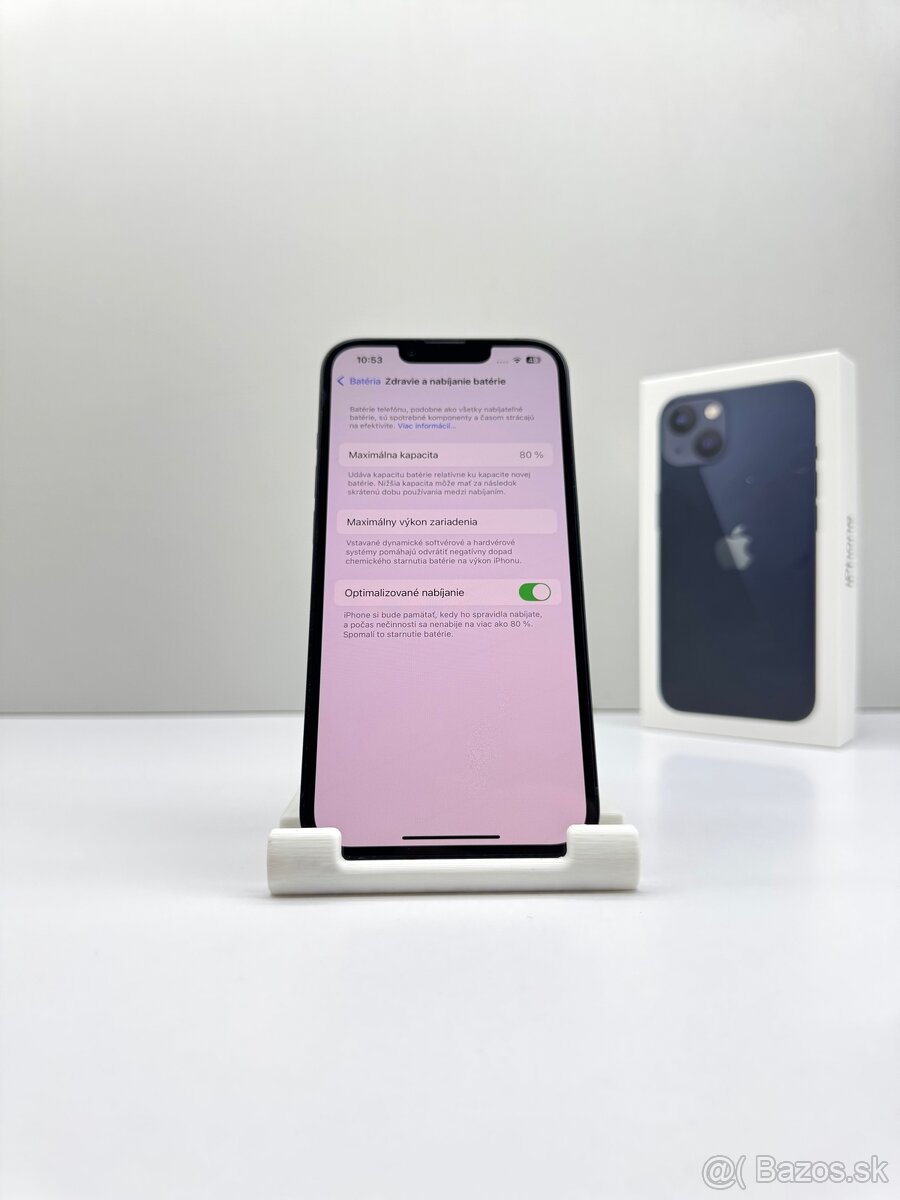 iPhone 13 128GB MIDNIGHT ORIGINÁL STAV+PRÍSLUŠENSTVO - 10