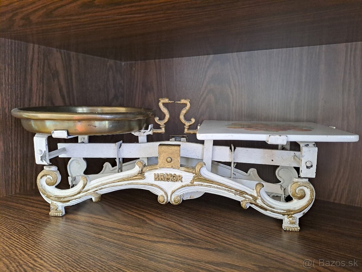 Váhy značky KAMOR, kuchyňské/kupecké, Karel Morawetz Úpice - 10