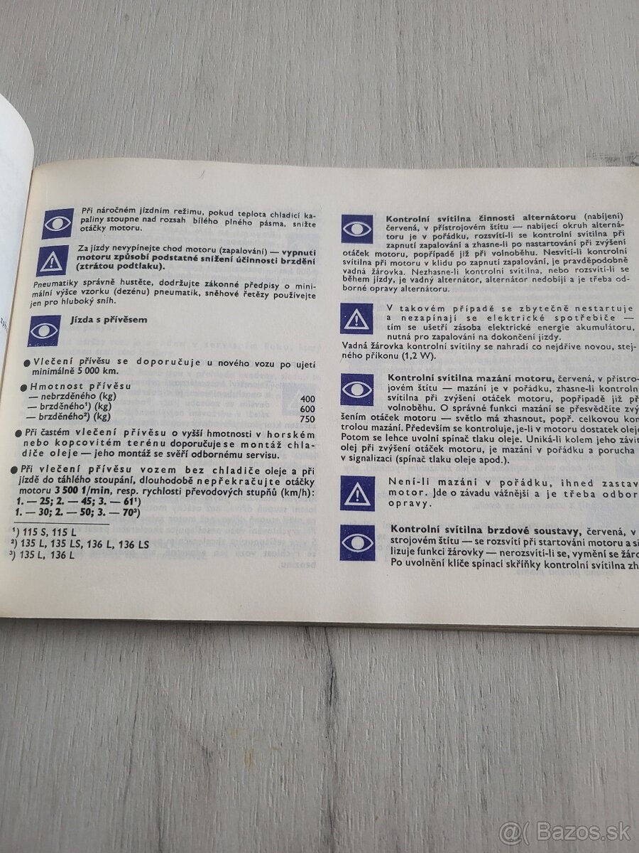 Škoda-Favorit 115,135,136 návod k obsluze a údržbu. - 10