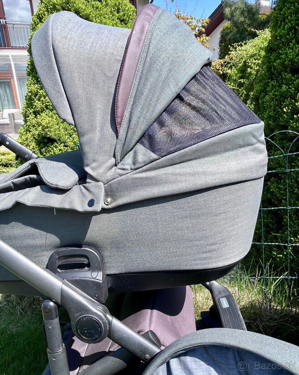 Úžasný kočiar Roan Bloom dark green + vajíčko ZDARMA - 10