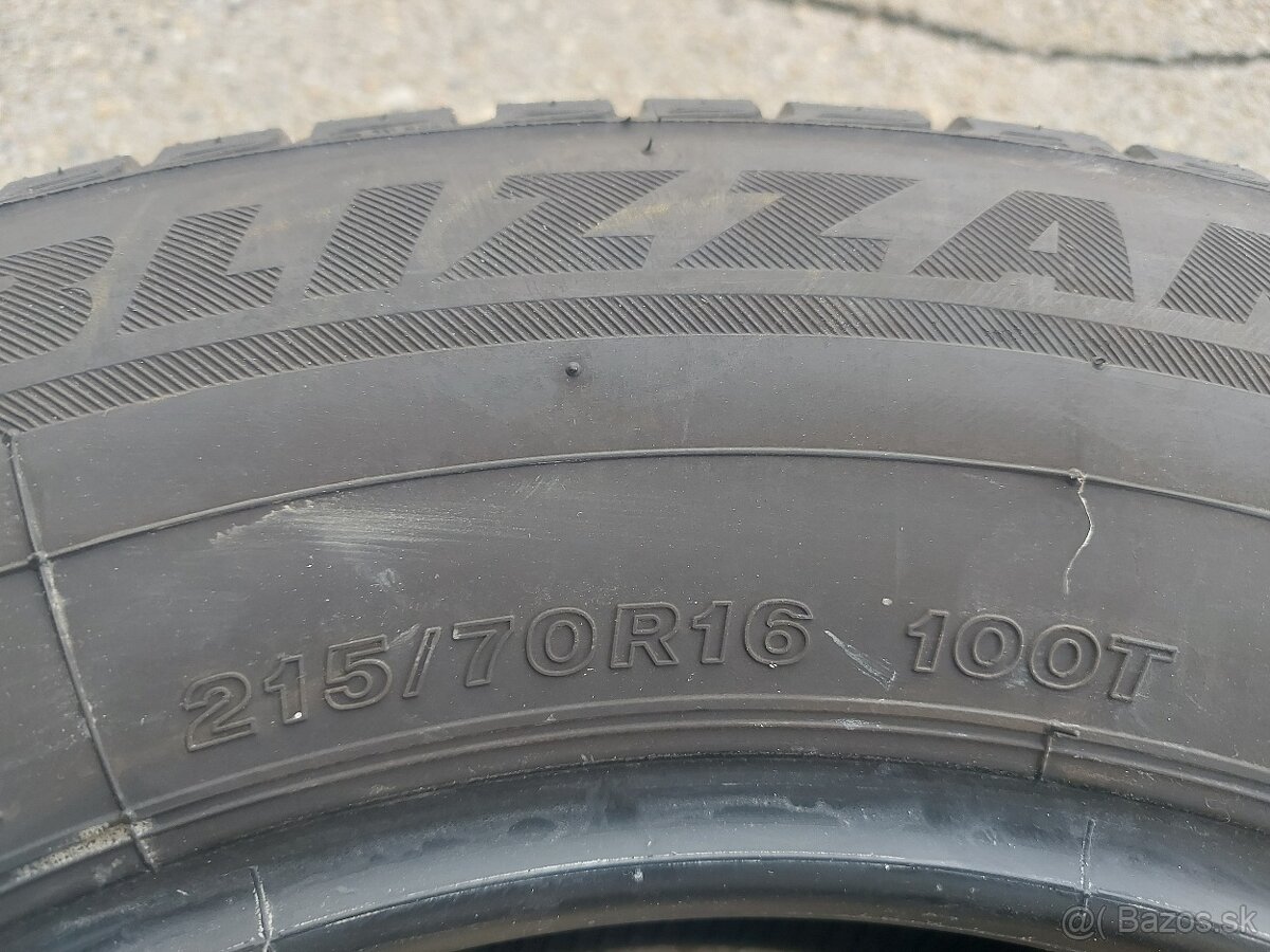 215/70R16 BRIDGESTONE zimné pneumatiky - 10
