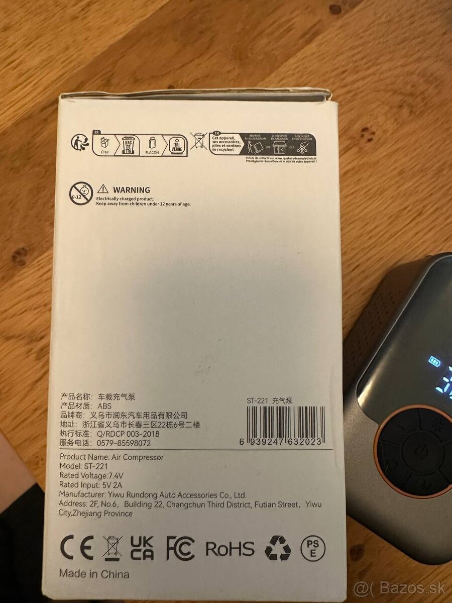 Kompresor do auta (nový) - 10