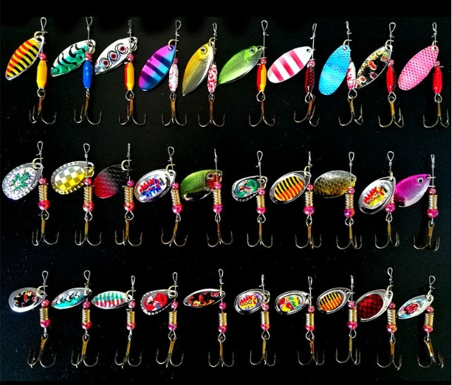 Rybolov - blinkre blyskáče rotačky - 10