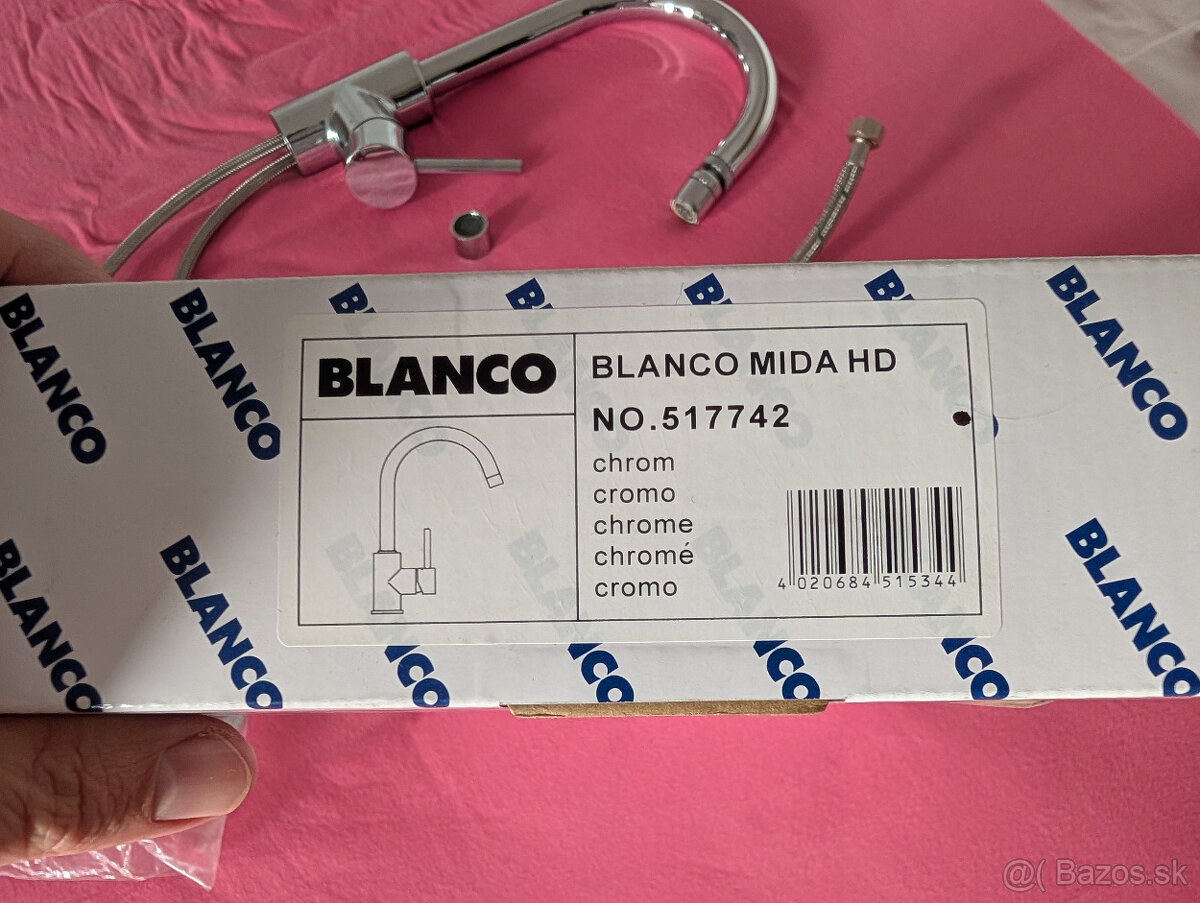 Kuchynská drezová batéria páková Blanco MIDA chrómová 517742 - 10