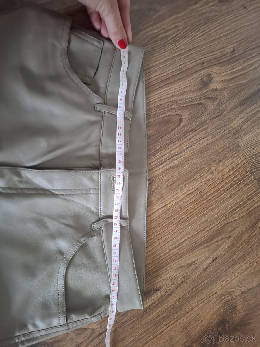 Kožene nohavice dámske H&M - 10