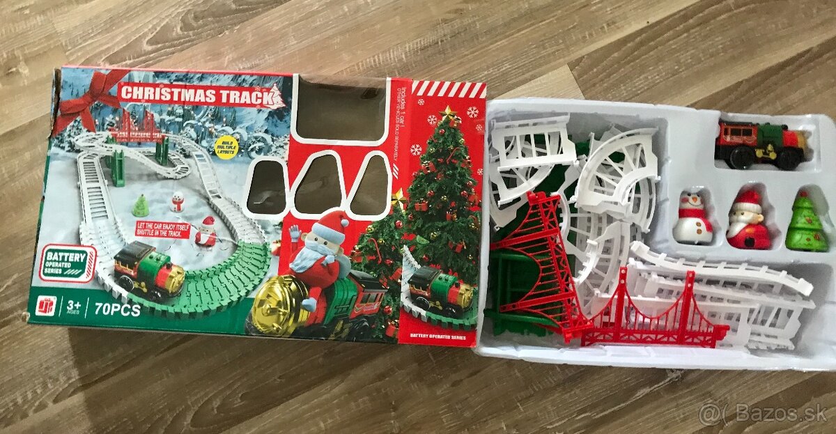 Hračka Vianočný vláčik na baterky/Nové - 10