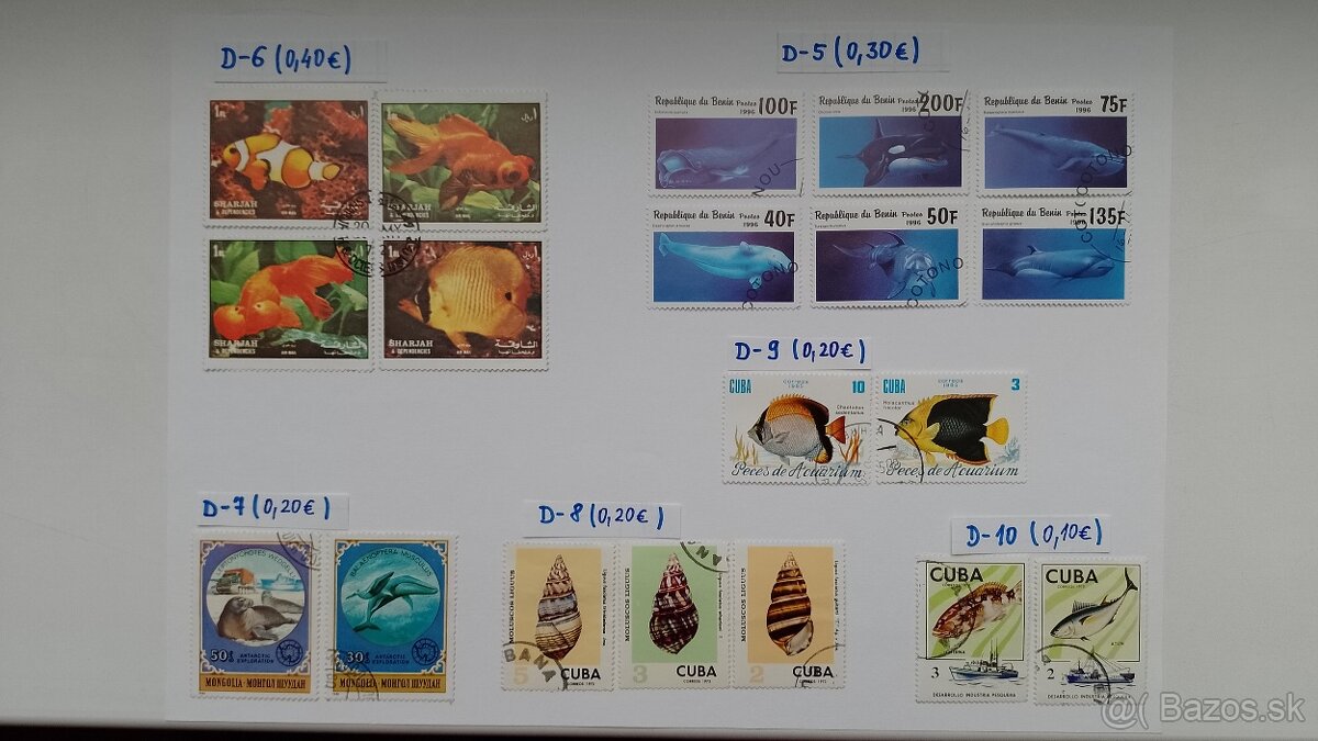 Poštové známky - 10