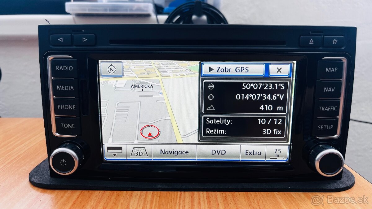 Rádio RNS 510 - Multivan / Touareg - RNS510 - DAB+ LED, SSD - 10