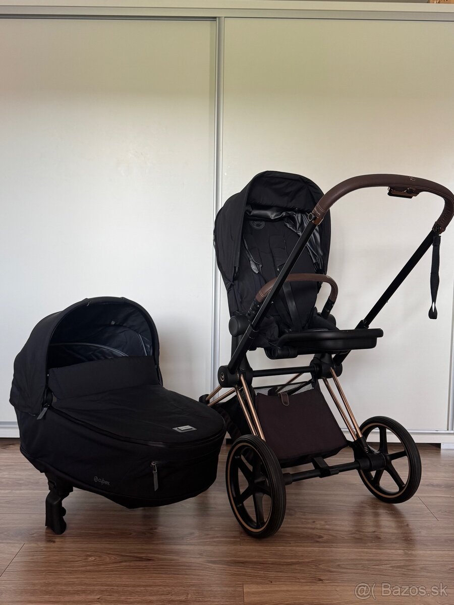 Cybex priam rosegold - black kočík - 10
