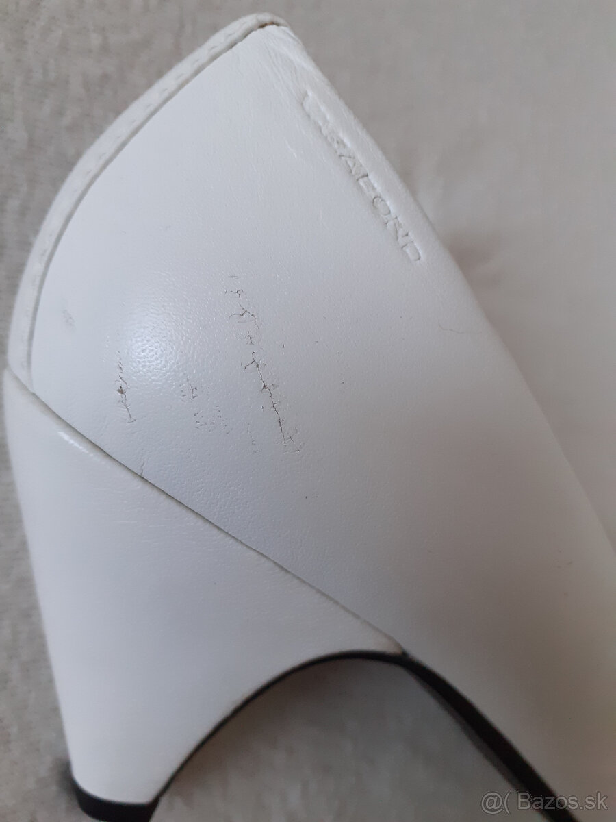 Dámske biele kožené nové lodičky Vagabond č.41 - 10