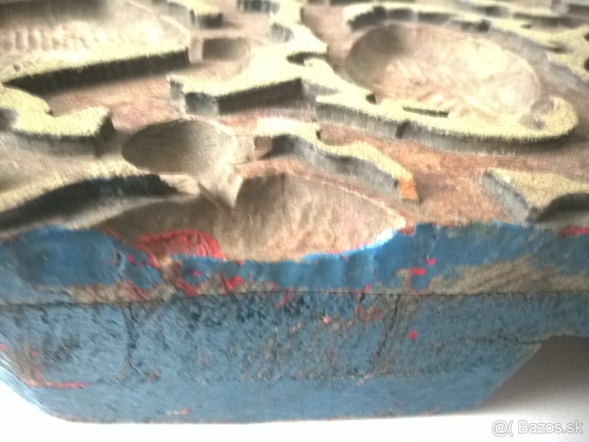 Veľká Starožitná forma -modrotlač - 10