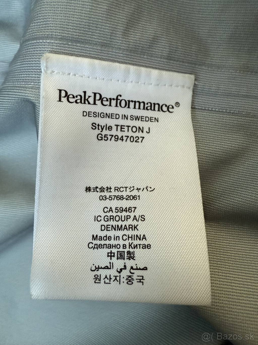 komplet bunda + nohavice Peak Performance Teton Jacket XL - 10