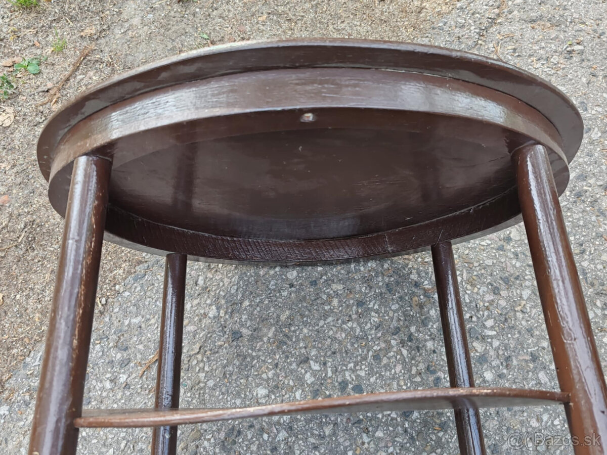 Kaviarenský stolík J. Hoffmann a 4x stolička Thonet - 10
