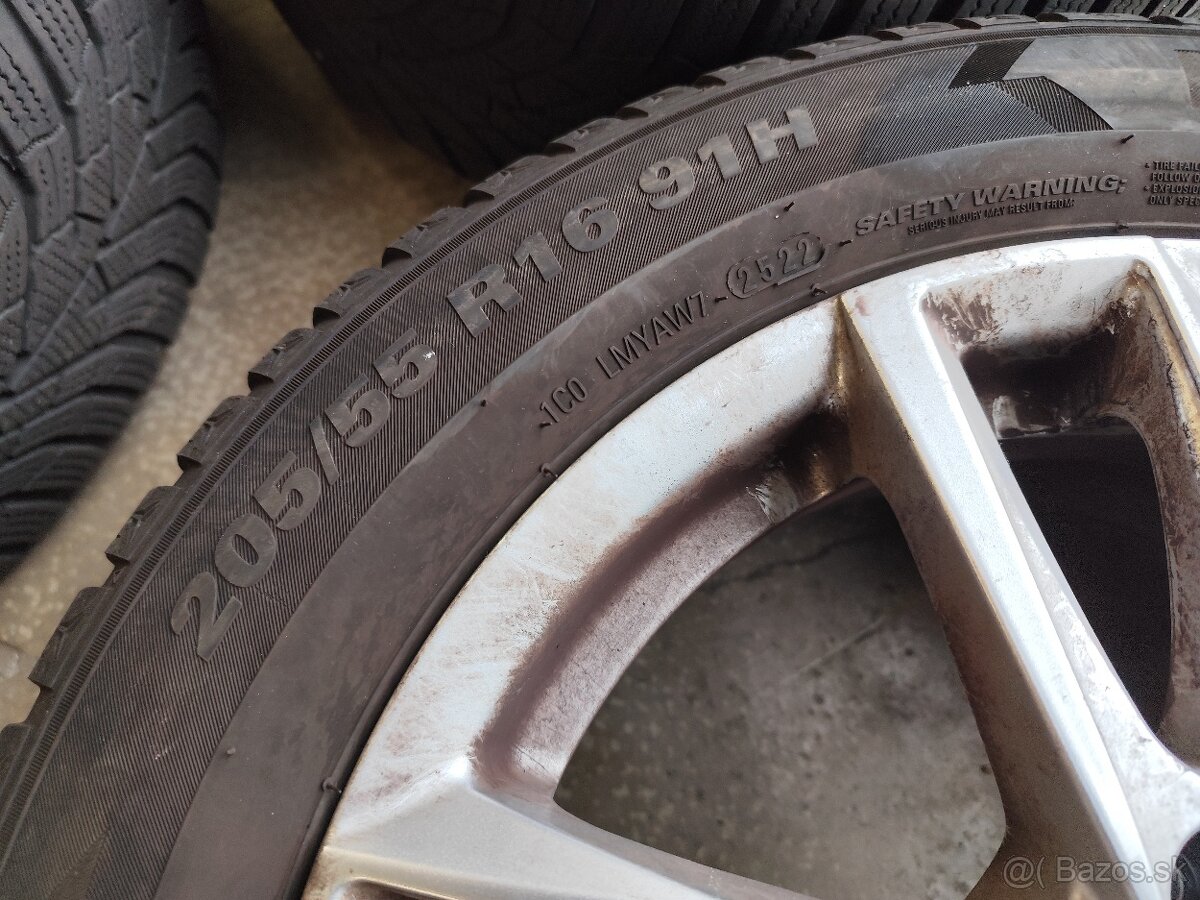 Sada alu Kia+pneu zimne 205 55 16" - 10