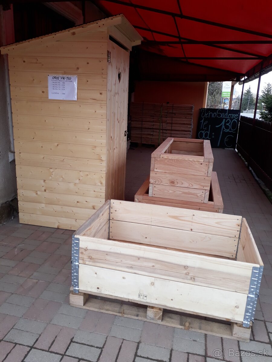 Udiareň,vyvýšené záhony, črepníky, latrina - 10