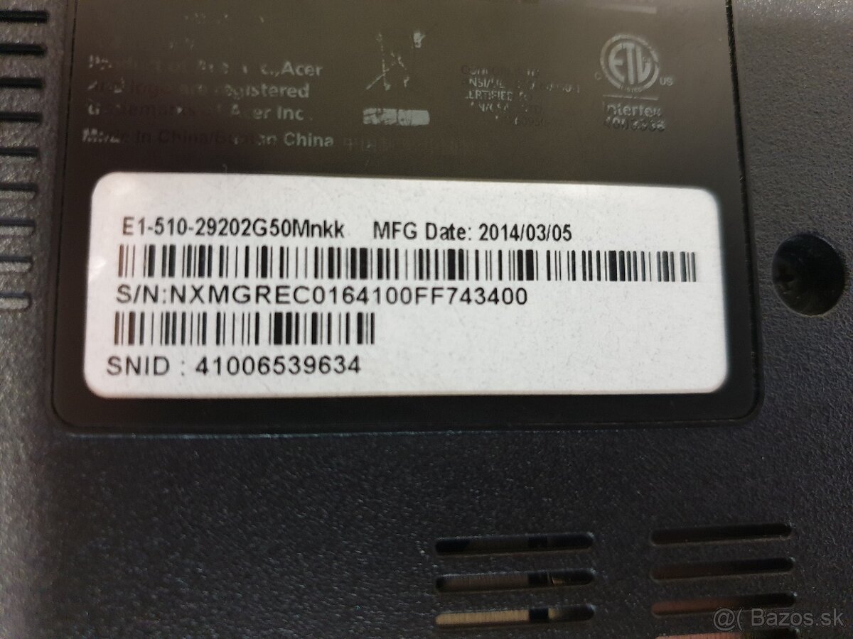 Notebook ACER - Quad Core - 10